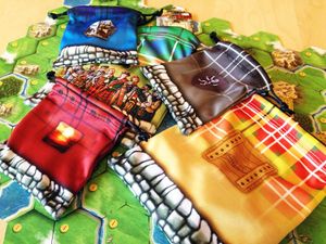 Clans of Caledonia: Drawstring Tile Bags