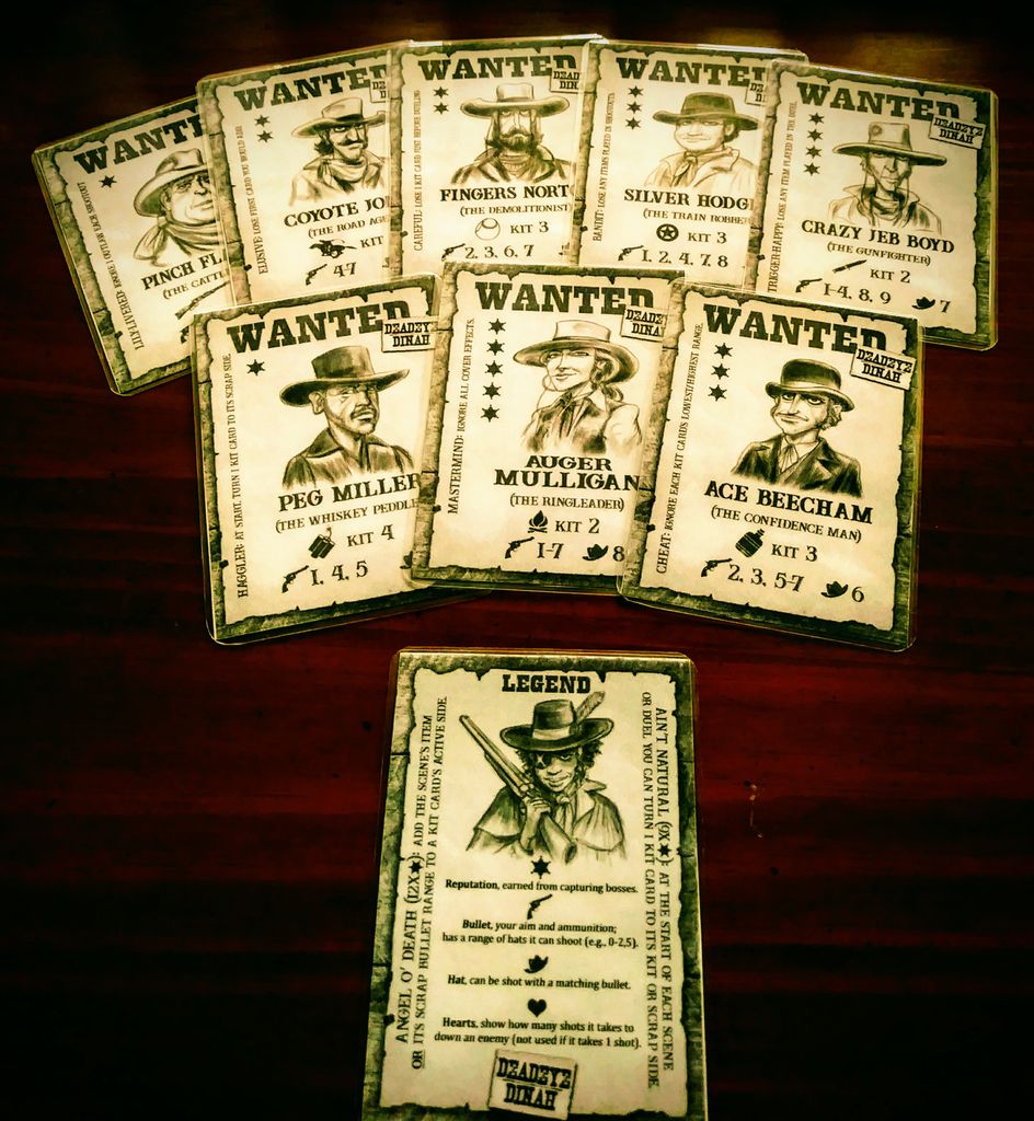 Deadeye Dinah [2021 9-Card Nanogame PNP Design Contest] - Contest Ready |  BoardGameGeek