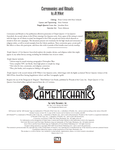 RPG Item: Temple Quarter: Ceremonies and Rituals