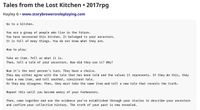 RPG Item: Tales from the Lost Kitchen