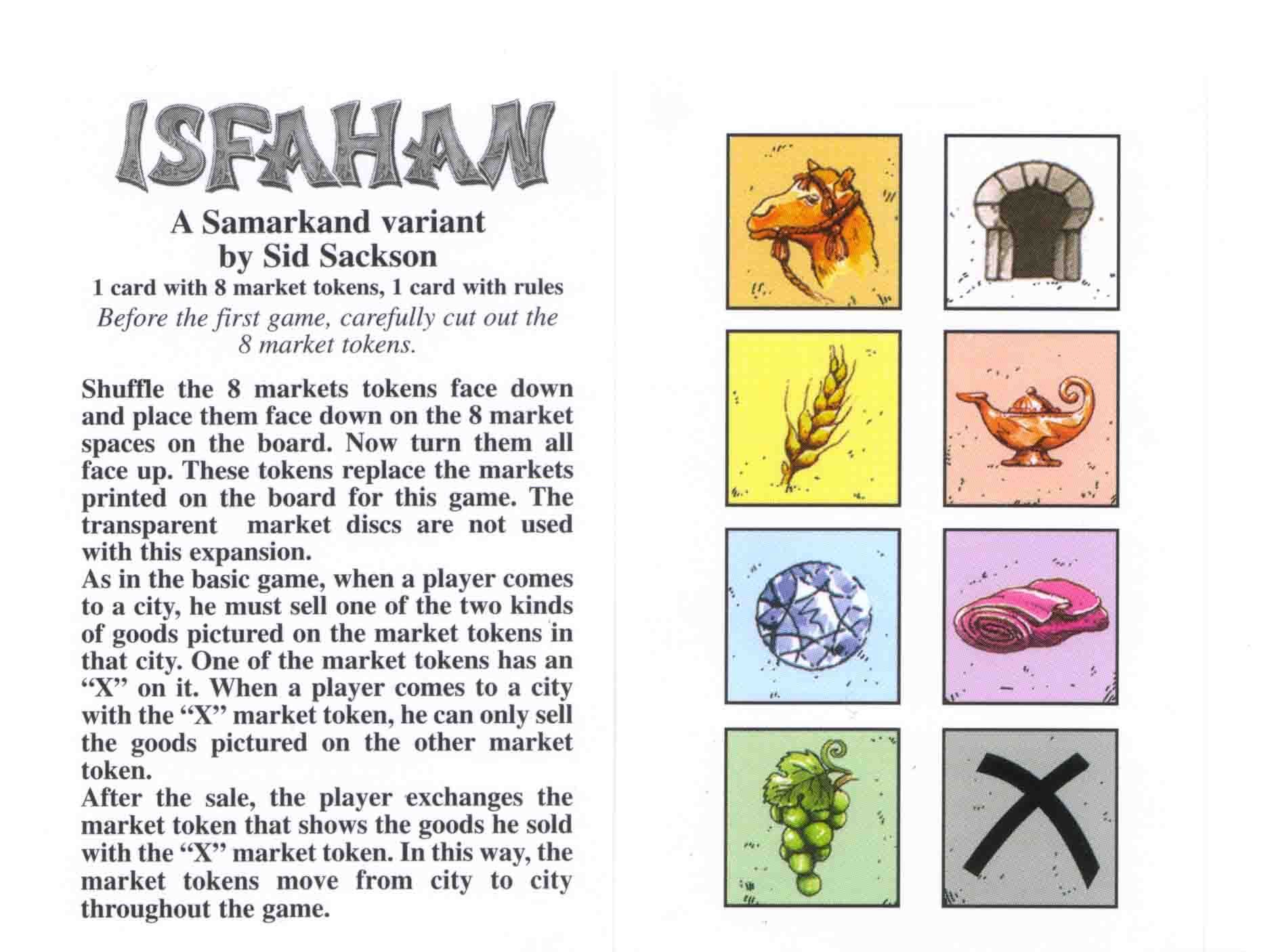 Samarkand: Isfahan box art