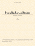 RPG Item: Busty Barbarian Bimbos (/tg/ edition)