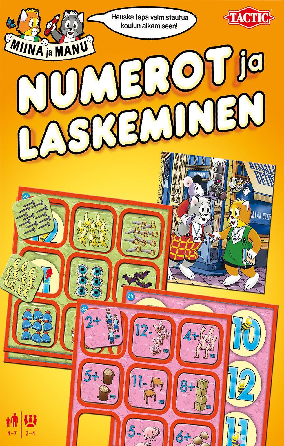 Ampparin eskari: Numerot ja laskeminen box art