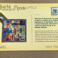 Paris: La Cité de la Lumière – La Liberté éclairant le monde Carte Postale