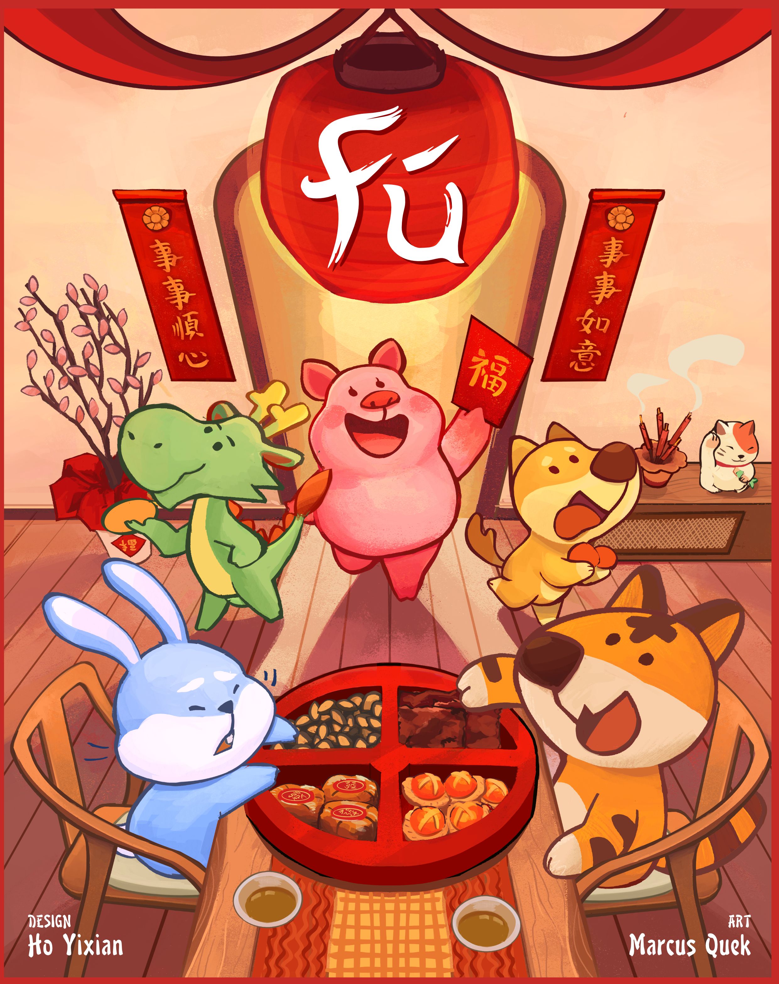 Boîte du jeu Fú: Festive Fortunes