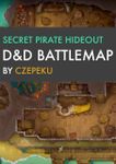 RPG Item: Secret Pirate Hideout D&D Battlemap