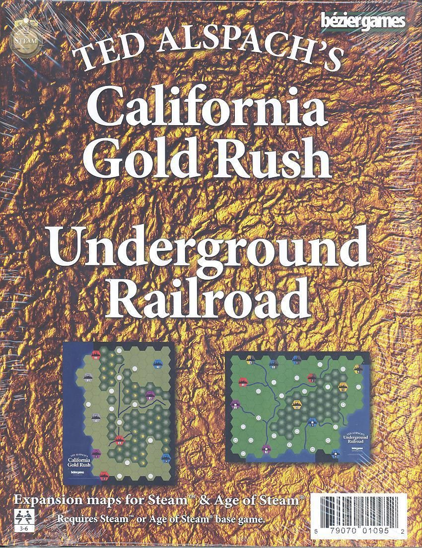 Age of Steam Expansion: California Gold Rush & Underground Railroad cover