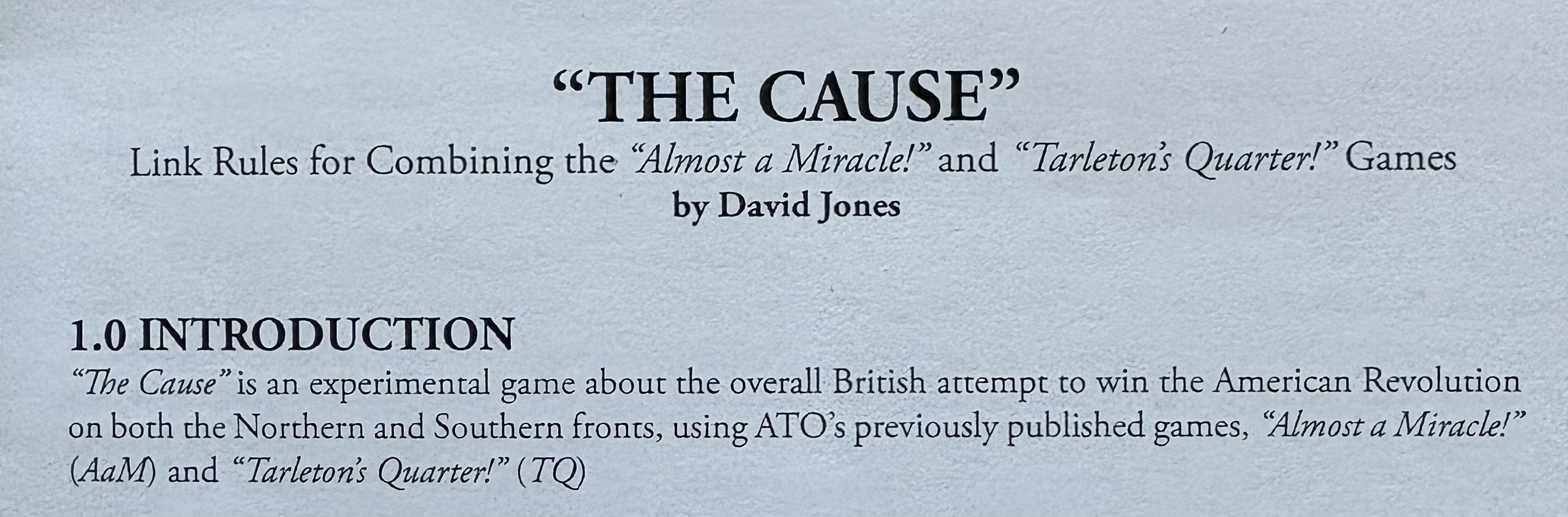 The Cause