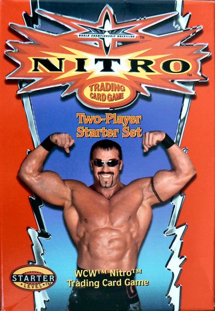 NITRO WCW TRADING CARD SET TWO-PLAYER STARTER SET SEALED,GOLDBERG,STING,ETC 