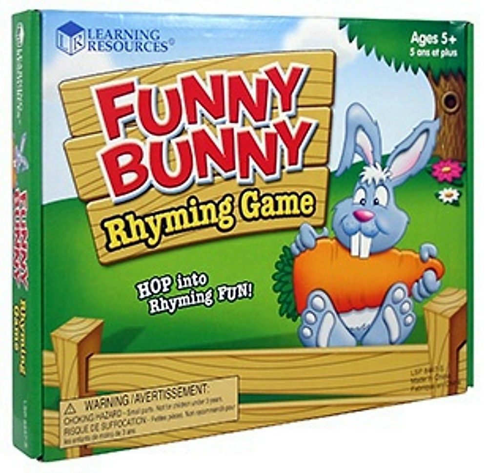 Funny Bunny Rhyming Game