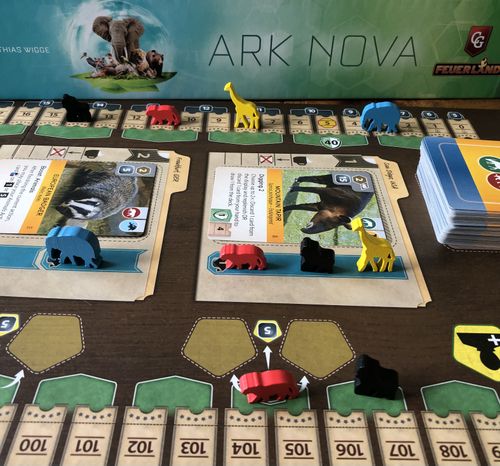 Ark Nova: Set of 2 or 4 Player Board Overlays 