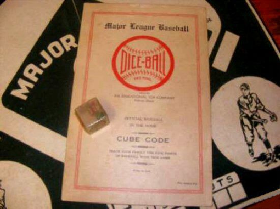 Dice-Ball Baseball Game