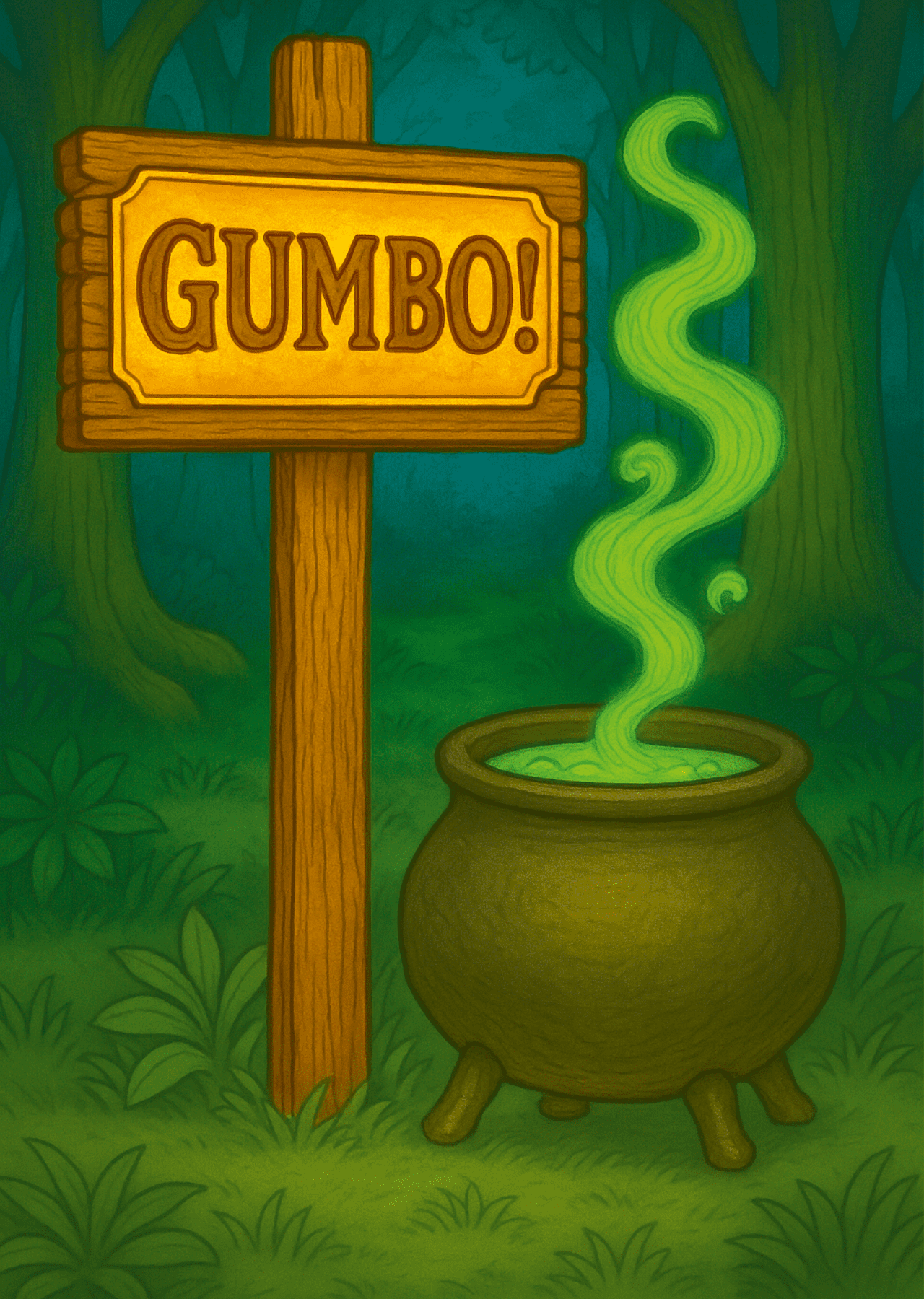 Cover art for Gumbo!