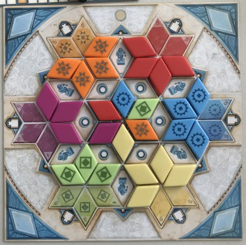 Game Overview: Azul: Summer Pavilion, or Wrangling Rhombuses