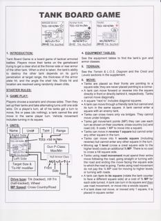 Tank Board Game
