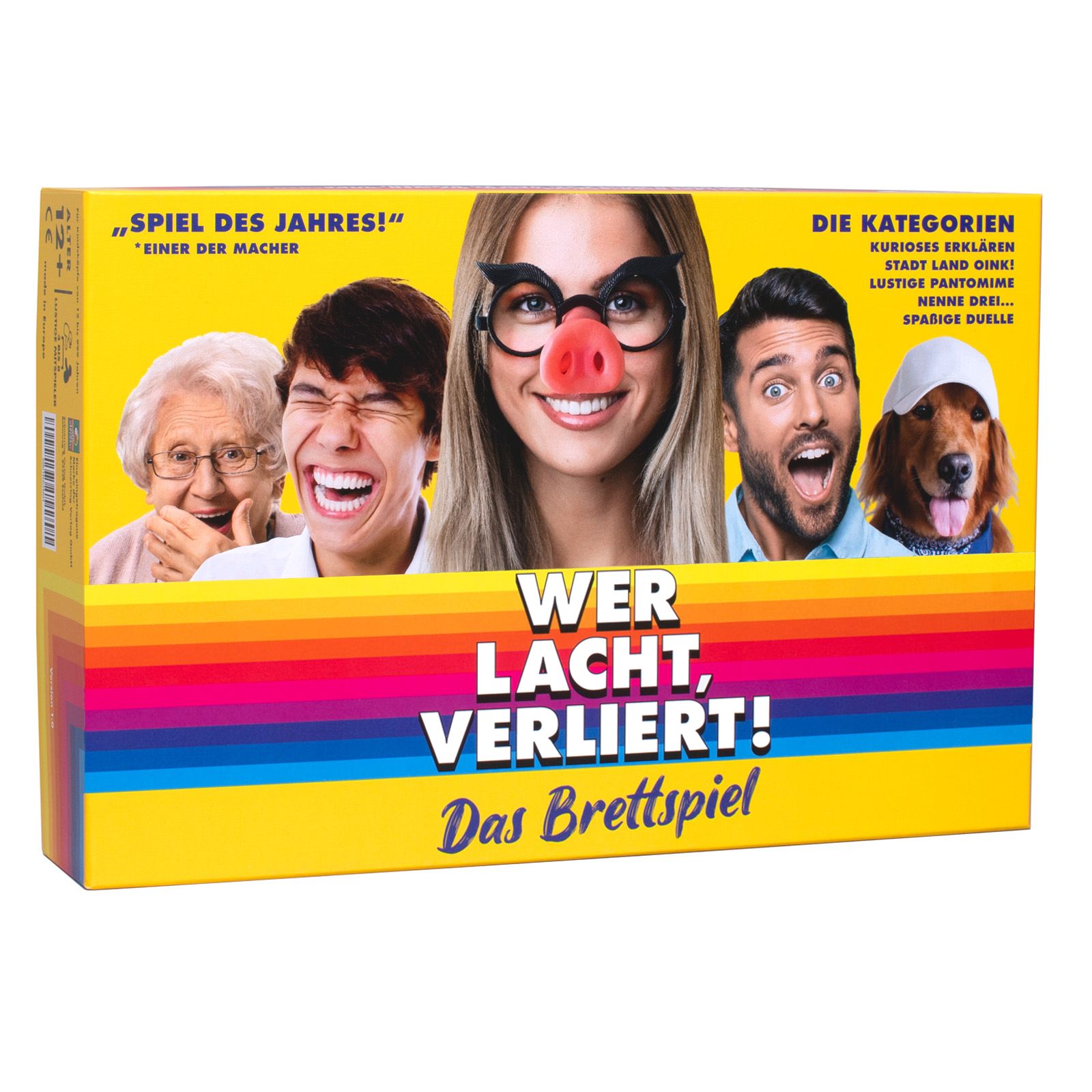 Wer lacht, verliert!: Das Brettspiel