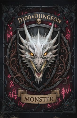 D100 Dungeon Monster Cards, Table E | D100 Dungeon