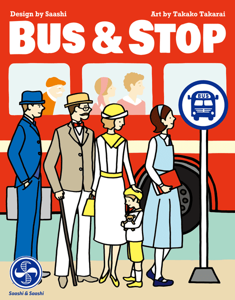 Bus & Stop, Saashi & Saashi, 2024 — front cover (image provided by the publisher)