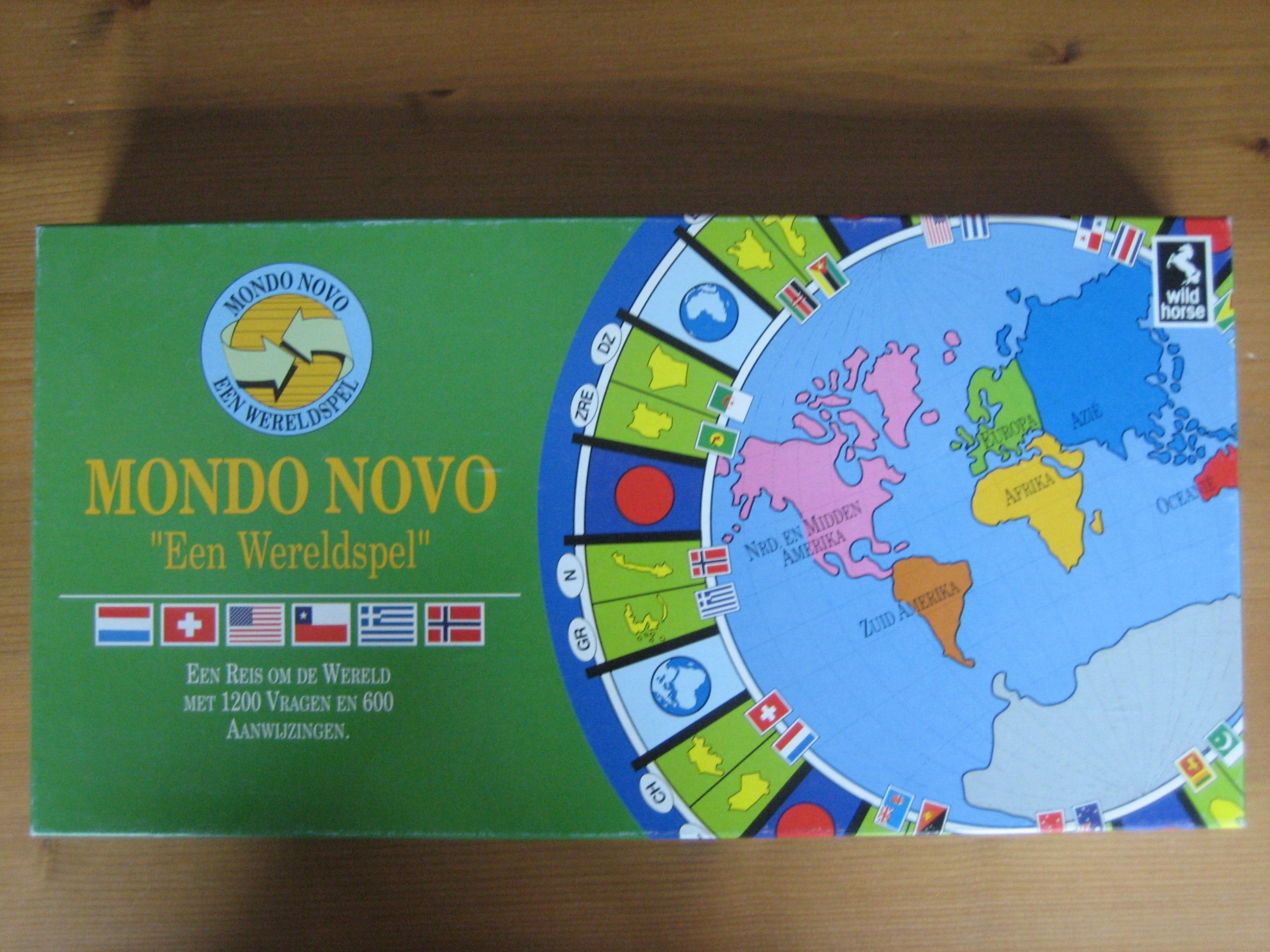Mondo Novo "Een Wereldspel" cover art