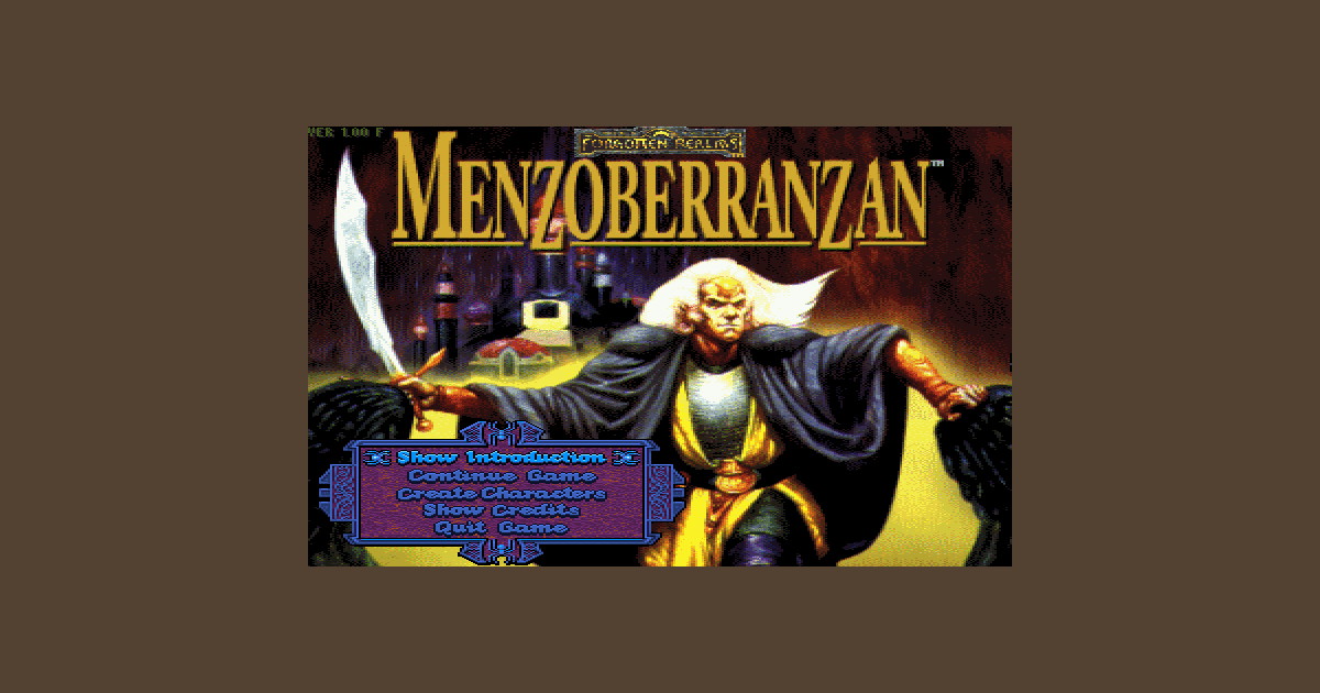 AD&D ADVANCED Dungeons & Dragons - MENZOBERRANZAN forgotten realms 1083