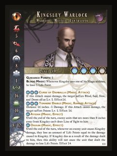Anima Tactics: Kingsley Warlock