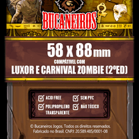 Luxor e Carnival Zombie 2ª Edição – 58x88mm