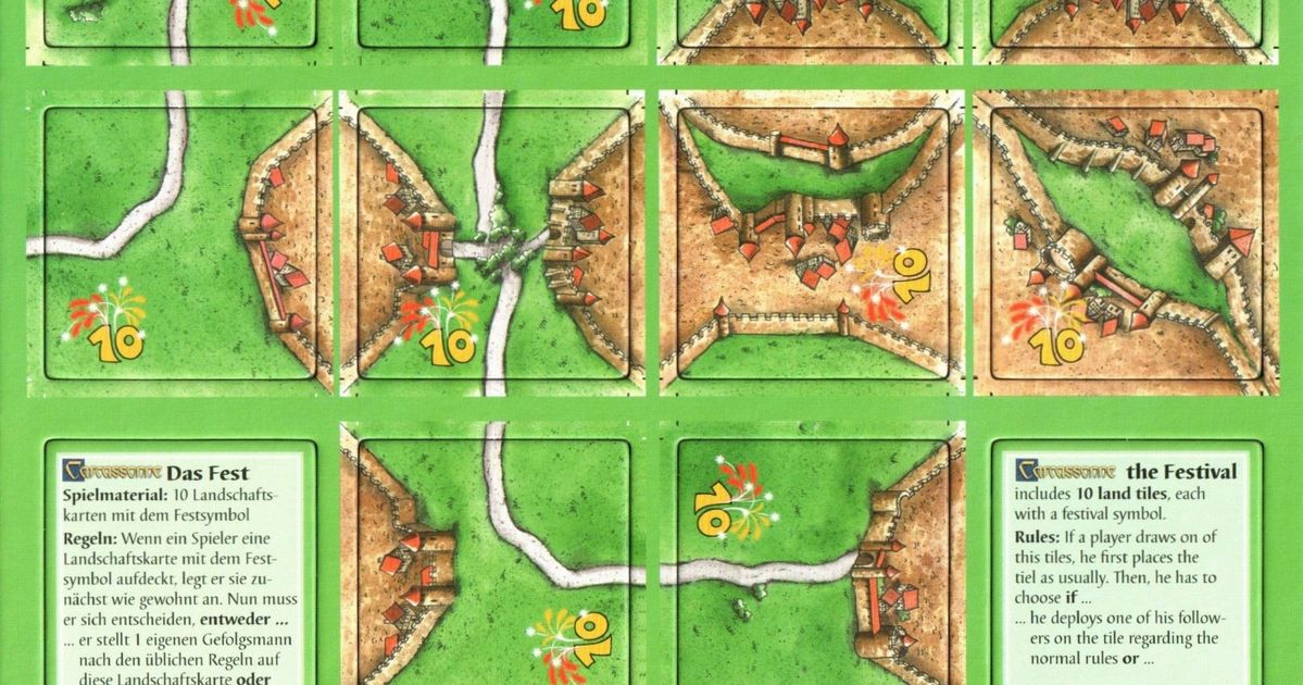 Carcassonne: The Festival | Board Game | BoardGameGeek
