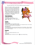 RPG Item: Costume Fairy Adventures Quickstart Edition Playbook: Danainae "Queen Mabby" Mab