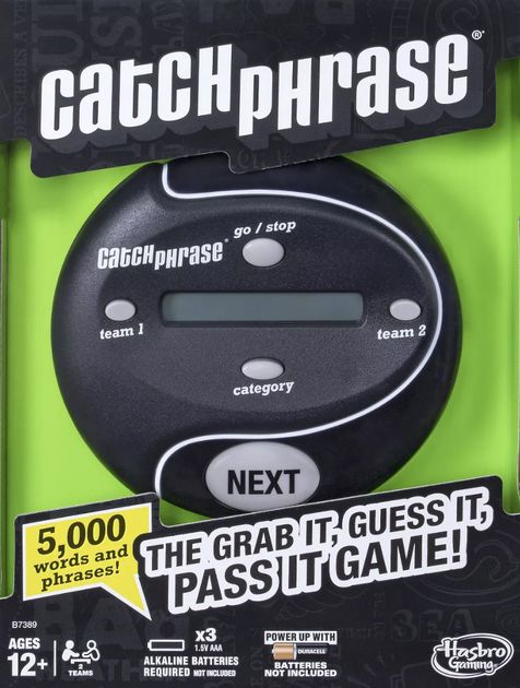 Hasbro Gaming Ultimate Catch Phrase Electronic Party Game for Ages 12 and Up Blue 