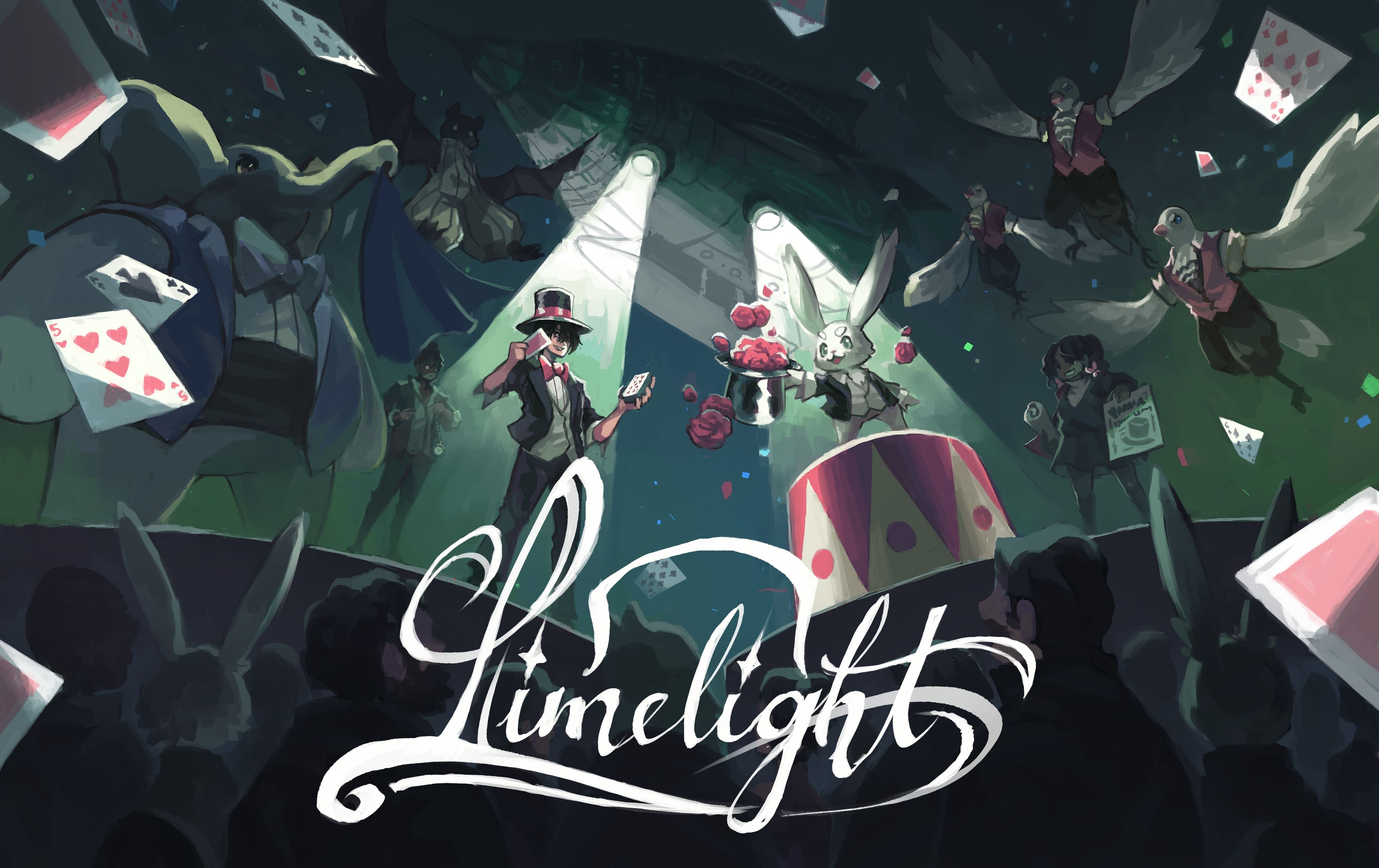 Cover art for Limelight: a magical trick-taking game