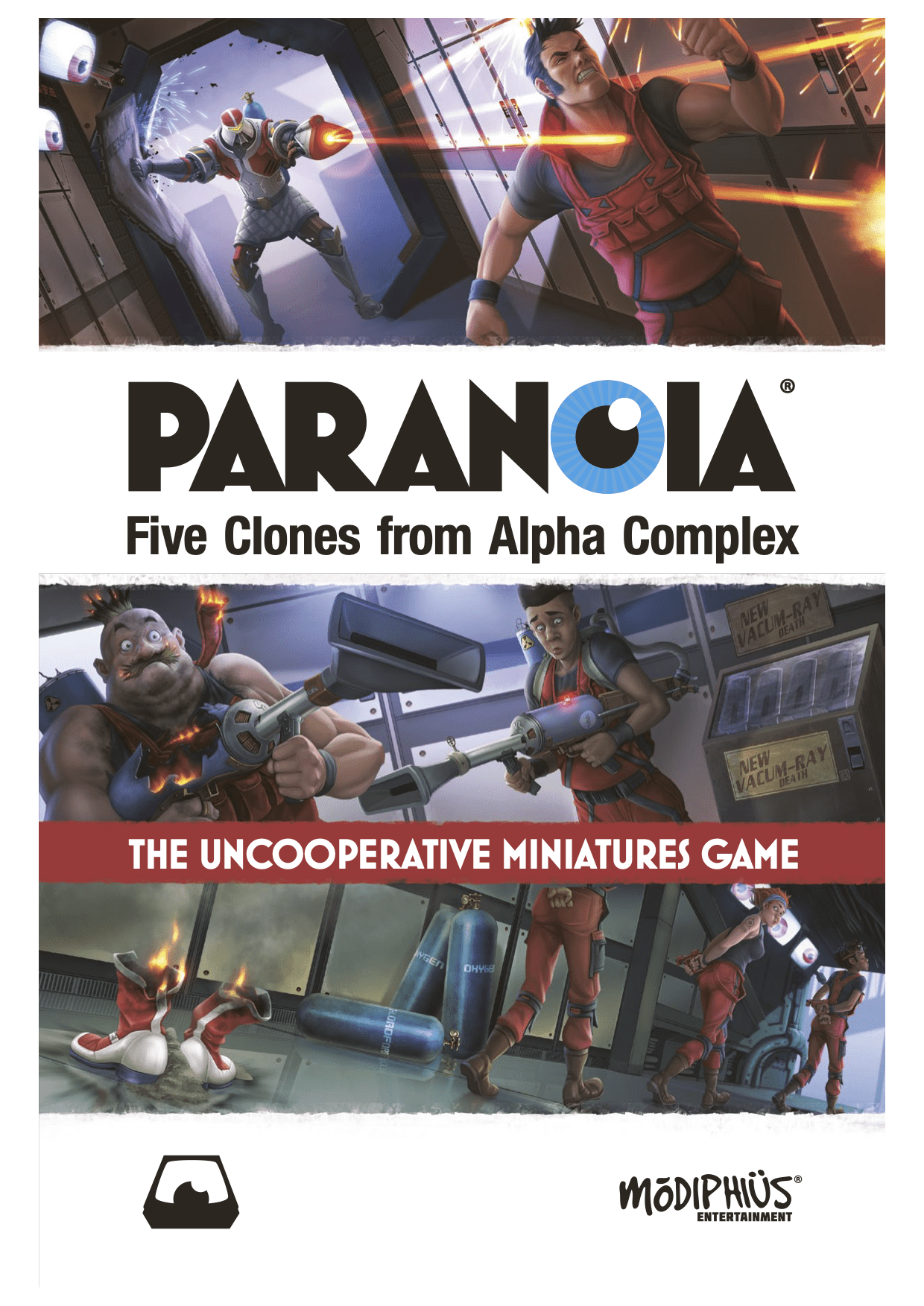 Cover art for Paranoia: Five Clones from Alpha Complex