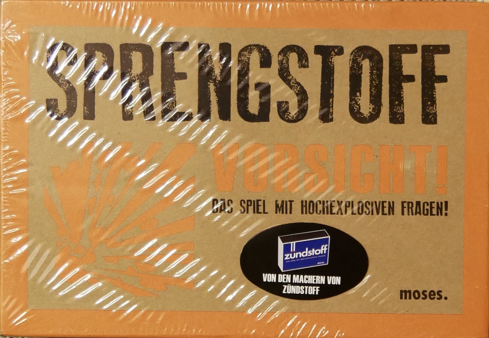 Sprengstoff Vorsicht!