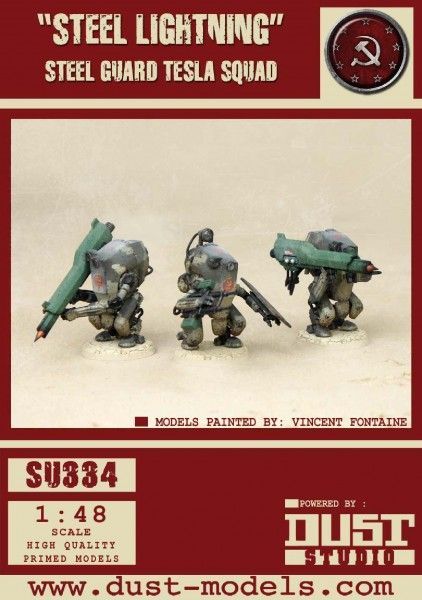 Dust Tactics: Steel Guard Tesla Squad – "Steel Lightning"