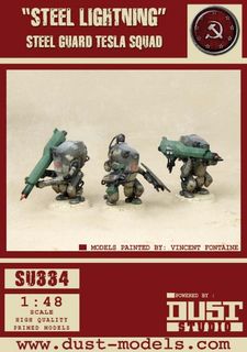 Dust Tactics: Steel Guard Tesla Squad – "Steel Lightning"
