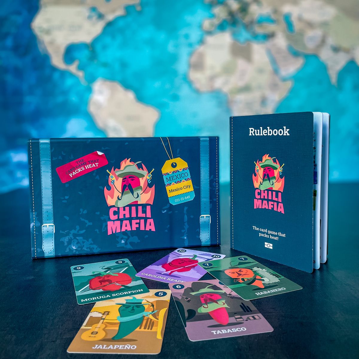 Chili Mafia Deluxe Game With Playmat