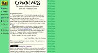 Issue: Critical Miss (Issue 5 - Summer 2000)