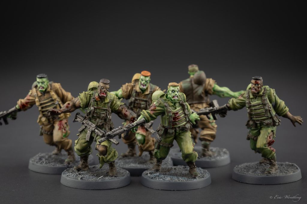 Plastic Zombie Army Men