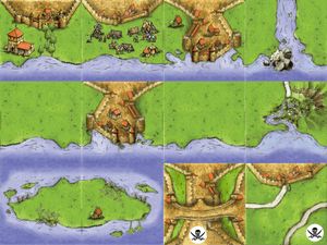 Pirate Coast (fan expansion for Carcassonne)