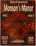 RPG Item: Tomes of Adventure Vol 1 Issue 1: Morson's Manor