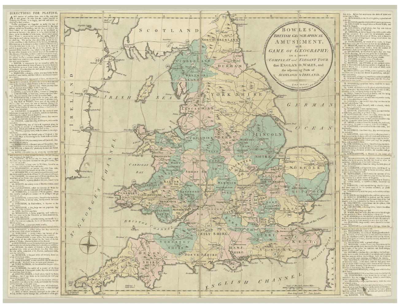 Bowles British Geographical Amusement