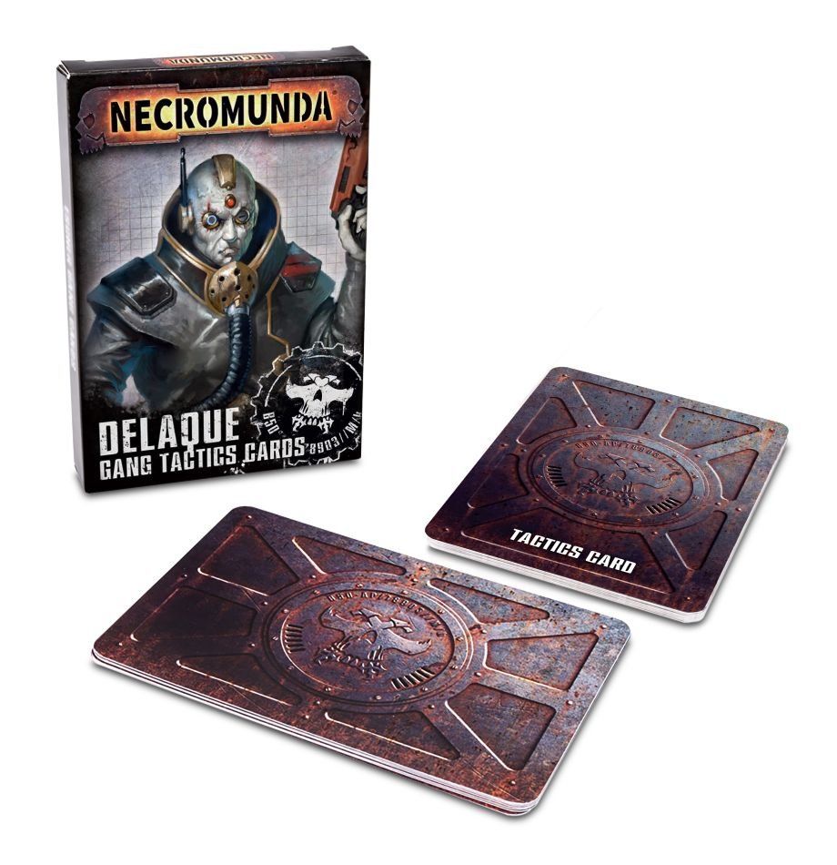 Necromunda Underhive: Delaque Gang Tactics Cards cover art