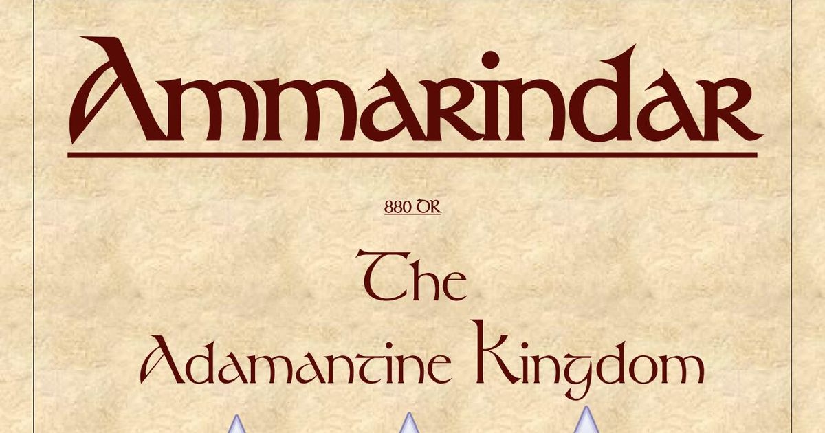 Ammarindar - the Adamantine Kingdom | RPG Item | RPGGeek
