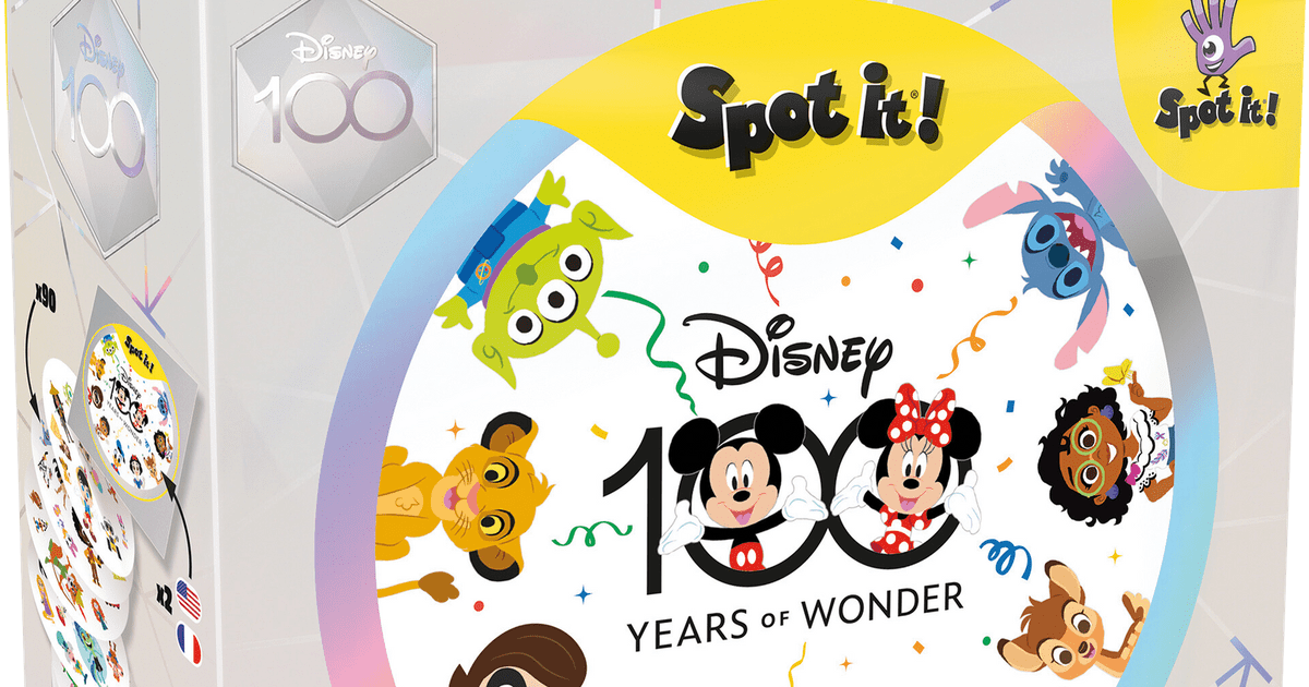 Disney 100 Aniversario Dobble  Asmodee – Con T de Tlacuache