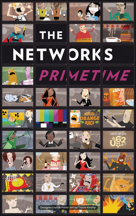 The Networks Primetime gioco da tavolo gestionale per 1-5 giocatori - copertina ufficiale Allplay