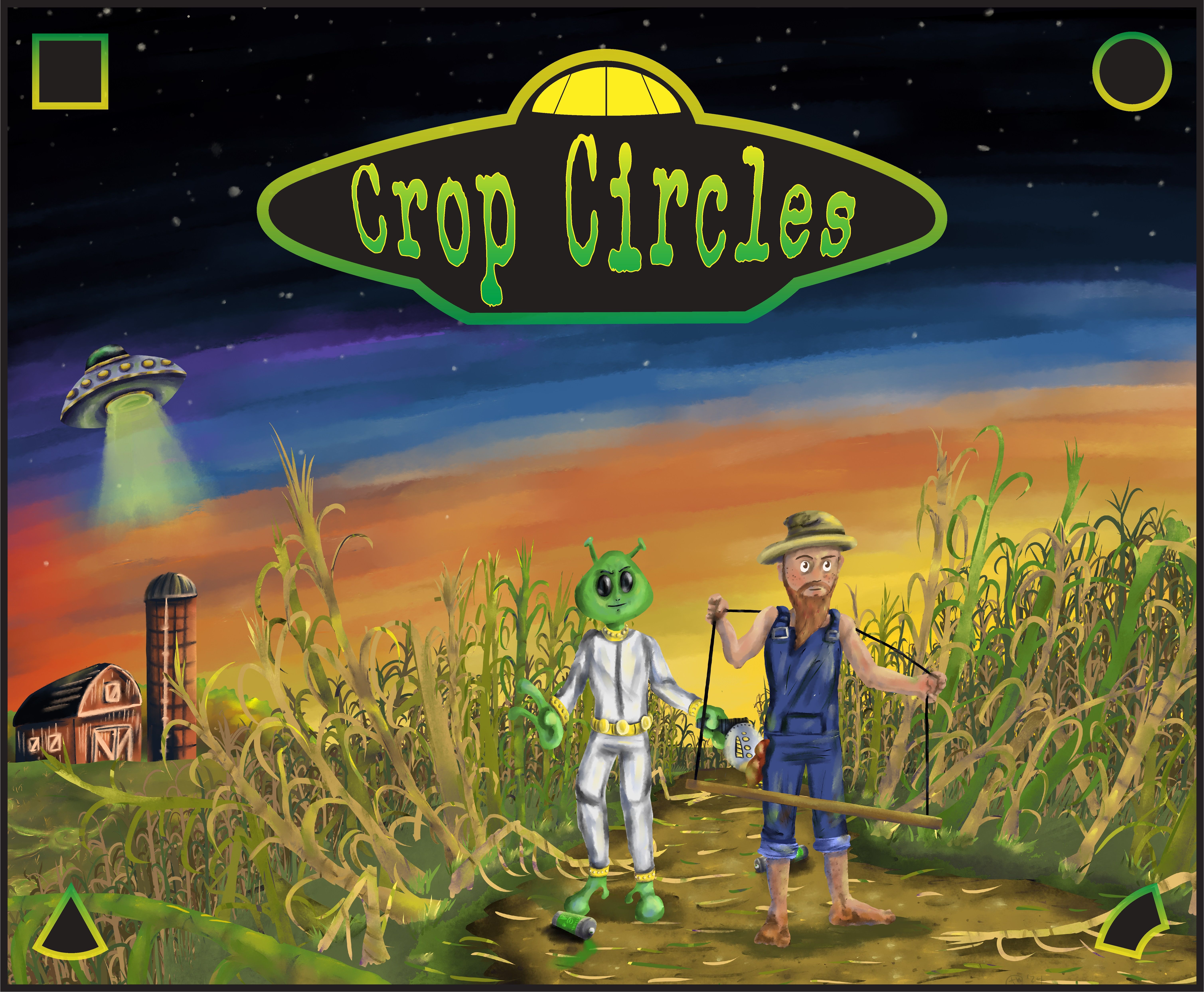 Crop Circles Roll & Write Game