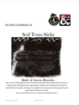 Seal Team Sticks