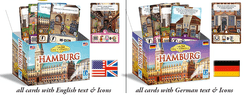 Hamburg: Cards with text
