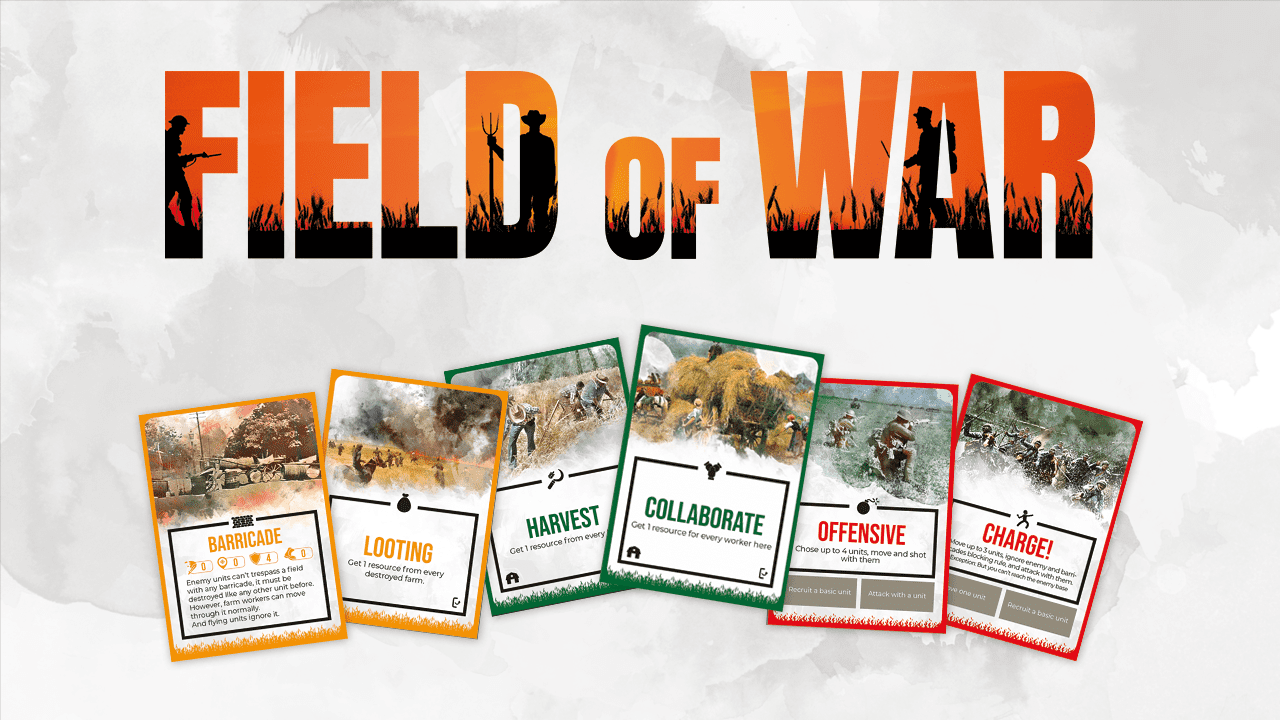 Field of War micro card game box art