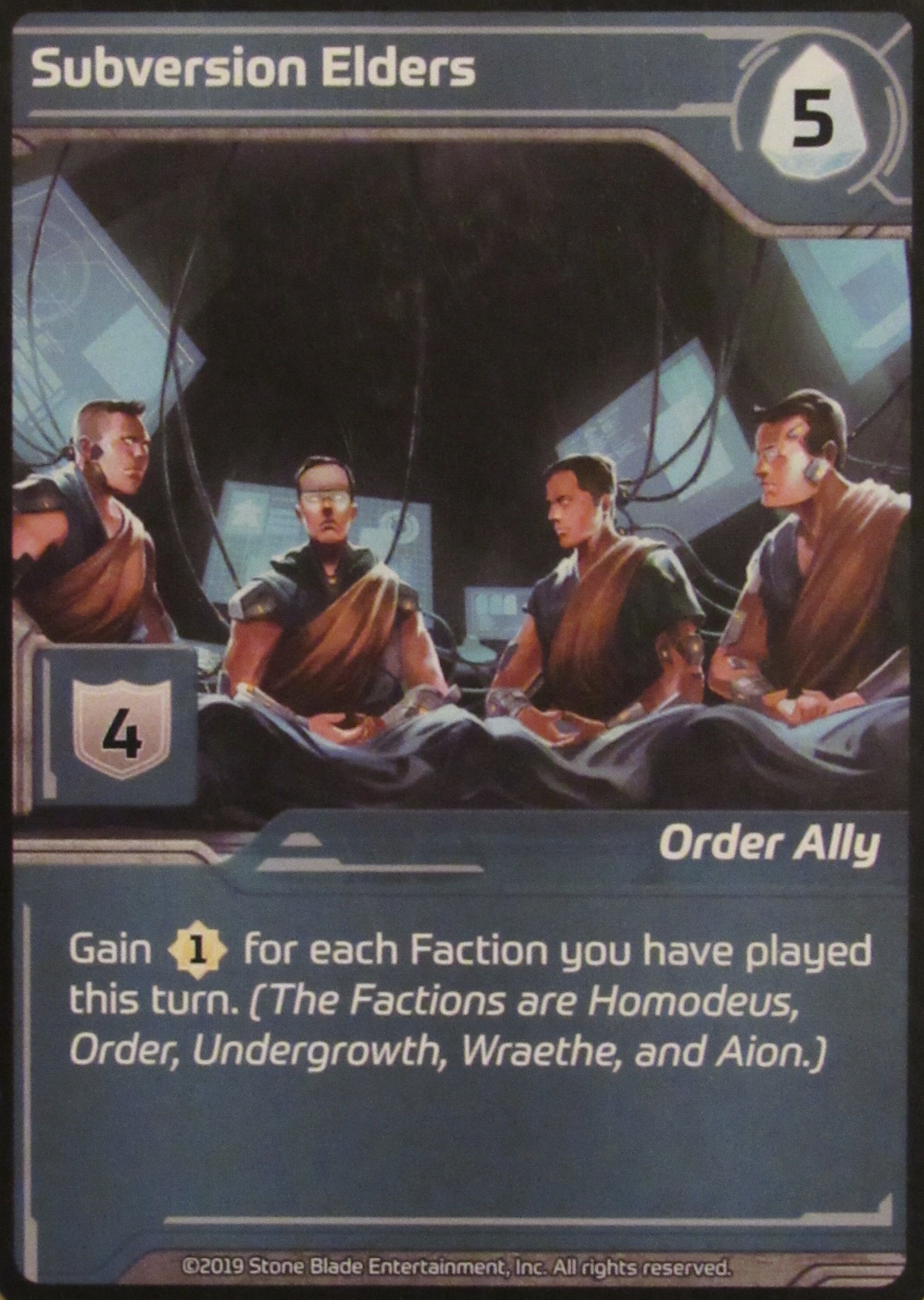 Shards of Infinity: Subversion Elders Promo Card