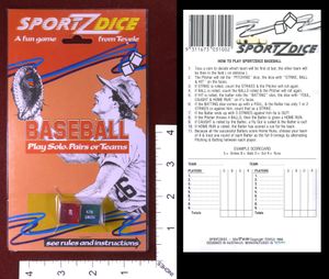 Sportz Dice: Baseball
